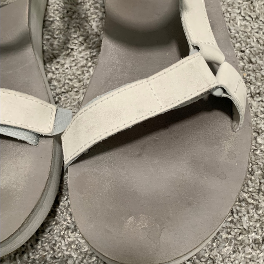 Teva Midform Gray White Sandals Size 10 - Picture 3 of 9